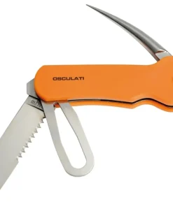 OSCULATI Couteau Nautisme|Couteau Nautisme^Couteau voile inox - jaune
