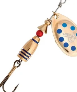 SUISSEX Cuiller Tournante Or Points Bleus