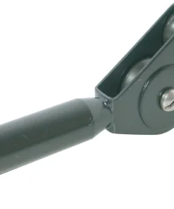 PAFEX Double poulie de pointe acier inox noir