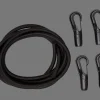 FLOAT PLUS Accessoire Float Tube^Elastiques et Crochet pour fixation valise