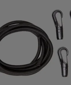 FLOAT PLUS Accessoire Float Tube^Elastiques et Crochet pour fixation valise