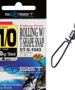 SUNSET Accessoires|Accessoires^Emerillon Agrafe Rolling W/T-Shape Snap ST-S-1043