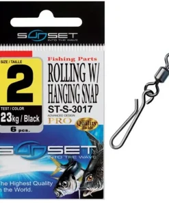 SUNSET Accessoires|Accessoires^Emerillon Rolling W/ Hanging Snap ST-S-3017