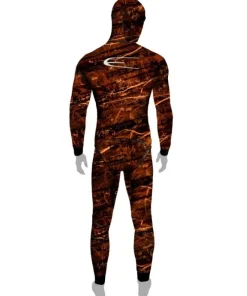 EPSEALON Combinaison Chasse Sous-Marine^Ensemble de combinaison Brown Fusion V2 7/5 mm