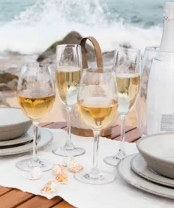 MARINE BUSINESS Vaisselle^Flûte à Champagne - Collection Bali - 6 Pièces