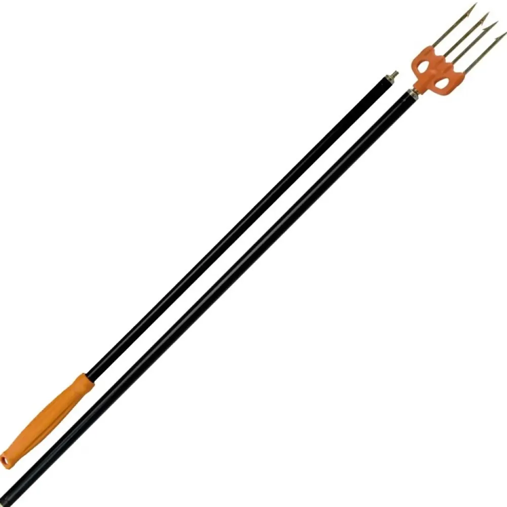SALVIMAR Pole Spear Et Foëne^Foene Nettuno 4 dents - 120 cm en deux parties