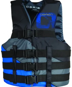 OBRIEN Gilet Et Veste|Gilet Wakeboard^Gilet de flottaison Sport Bleu et Gris S/M