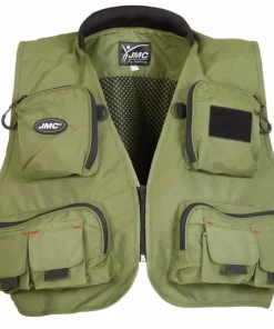 JMC & MOUCHES DE CHARETTE Gilet de pêche JMC Diplomat V2 Olive