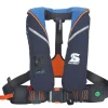 SECUMAR Gilet de sauvetage Automatique Survival 220N Bleu clair + harnais| Gilet De Sauvetage