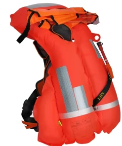 SECUMAR Gilet de sauvetage Automatique Survival 220N Bleu clair + harnais| Gilet De Sauvetage