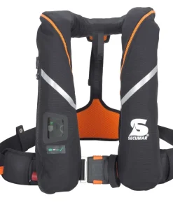 SECUMAR Gilet De Sauvetage^Gilet de sauvetage Automatique Survival 275N  Noir + harnais