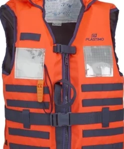 PLASTIMO Gilet De Sauvetage^Gilet de sauvetage Typhon Navy 150N + feu flash