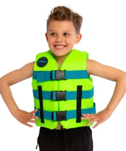 Enfant JOBE Gilet enfant ados Nylon 50N Vert citron