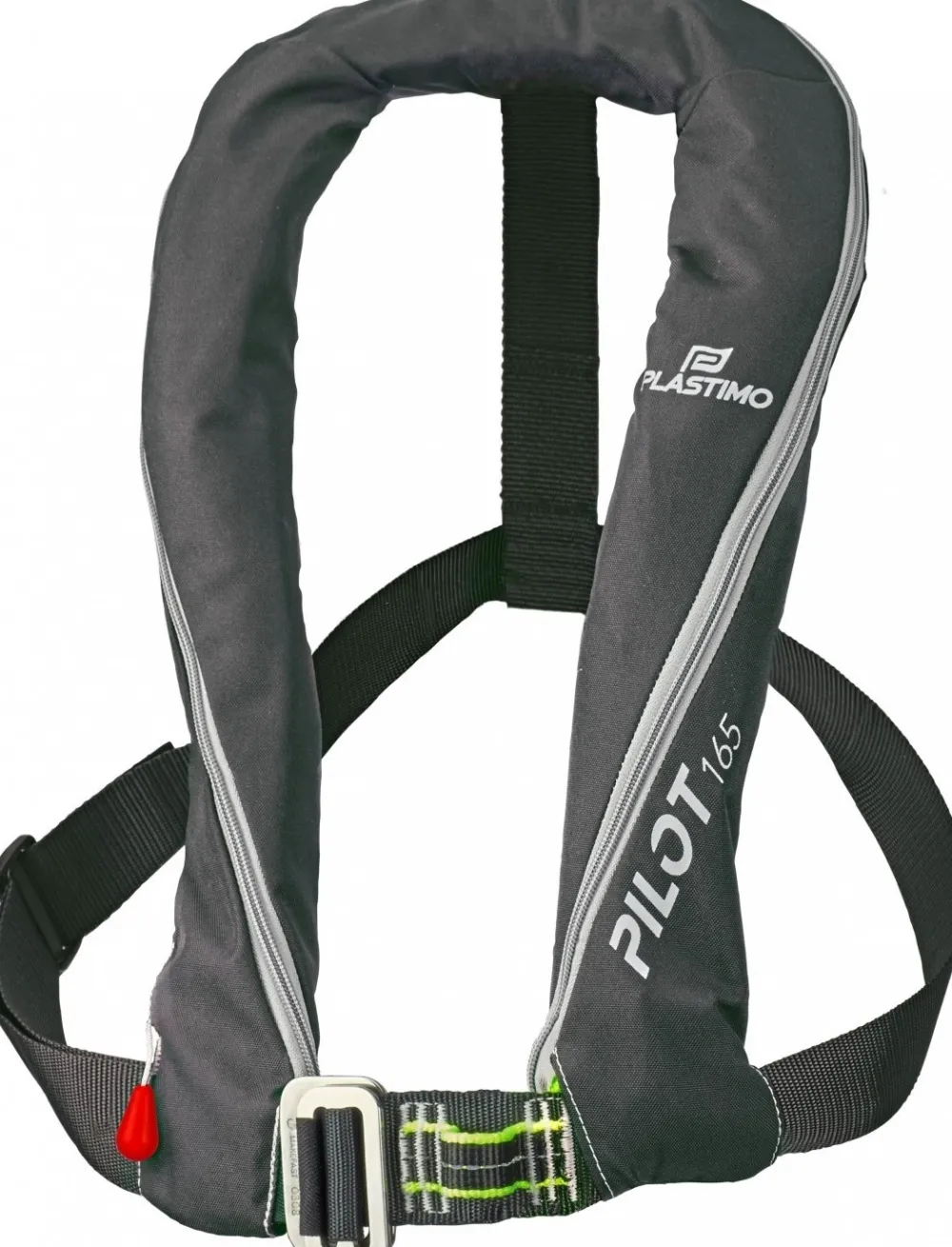 PLASTIMO Gilet De Pêche Float Tube|Gilet De Sauvetage^Gilet gonflable Pilot 165N Automatique Noir + Harnais