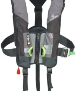 PLASTIMO Gilet gonflable SL 180N Pro-Sensor gris + harnais