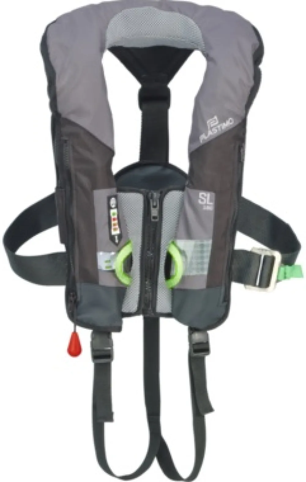 PLASTIMO Gilet gonflable SL 180N Pro-Sensor gris + harnais