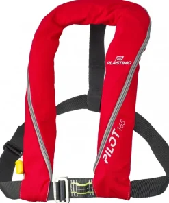 PLASTIMO Gilet De Sauvetage^Gilet gonflable Pilot 165N Hydrostatique Hammar Rouge + Harnais