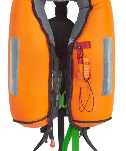PLASTIMO Gilet gonflable SL 180N automatique orange + harnais| Gilet De Sauvetage