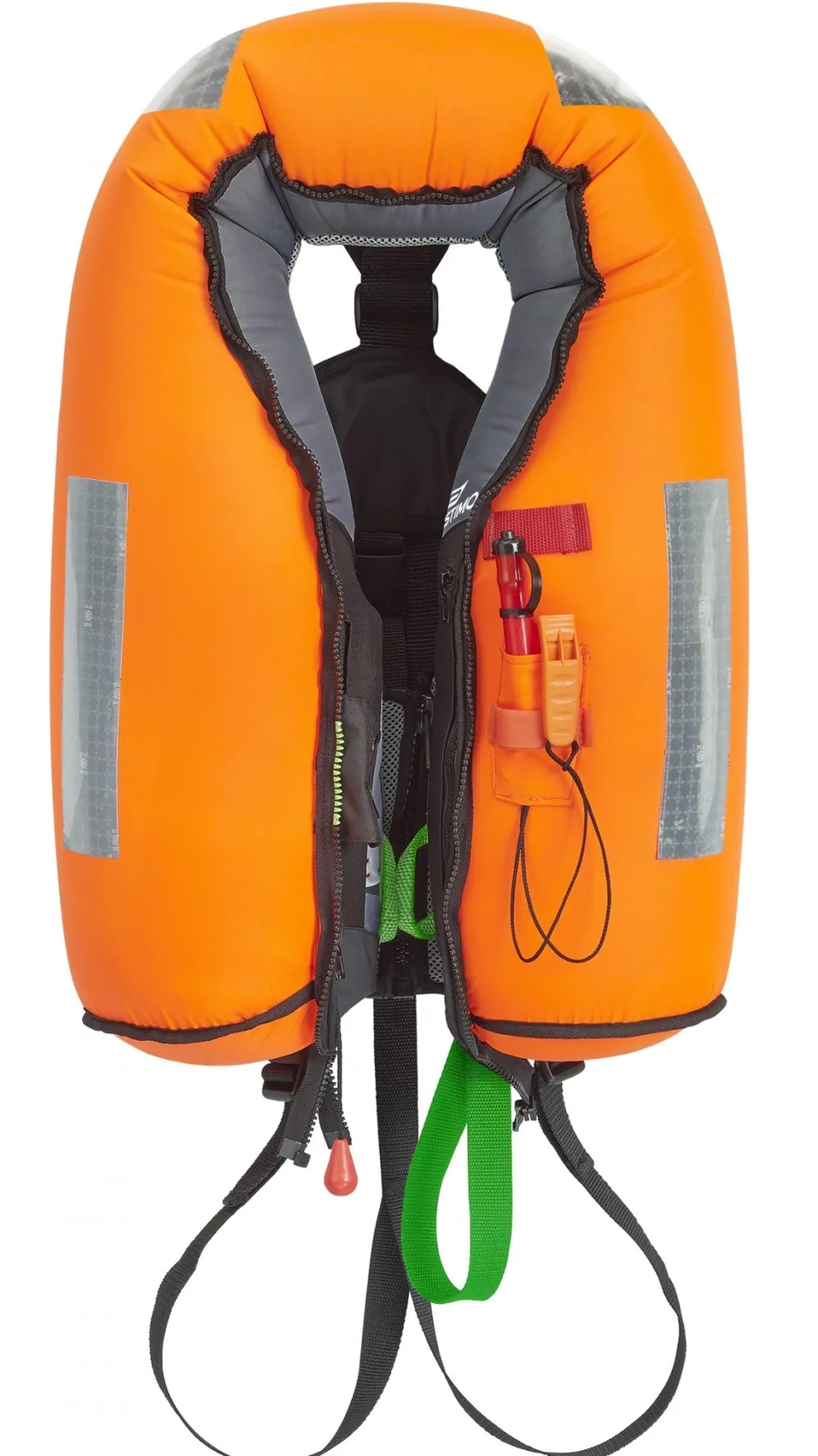 PLASTIMO Gilet gonflable SL 180N automatique orange + harnais| Gilet De Sauvetage