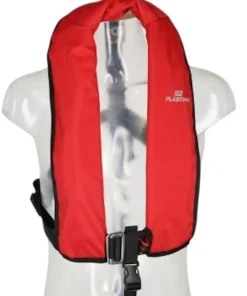 PLASTIMO Gilet De Sauvetage^Gilet gonflable Neo 165 Automatique Rouge avec Harnais et sous cutale