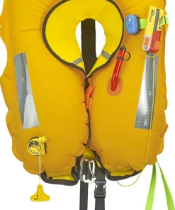 PLASTIMO Gilet De Sauvetage^Gilet gonflable Pilot Pro 180N hydro Hammar jaune + harnais