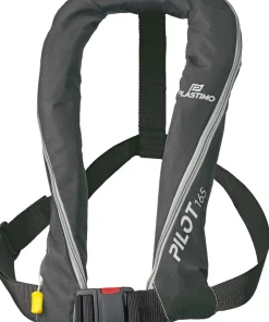 PLASTIMO Gilet De Pêche Float Tube|Gilet De Sauvetage^Gilet gonflable Pilot 165N Manuel Noir