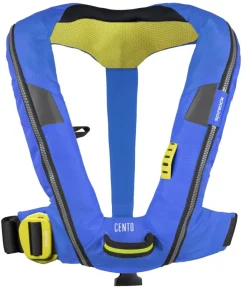 SPINLOCK Gilet gonflable Deckvest CENTO Junior 150 N Automatique Bleu pacifique