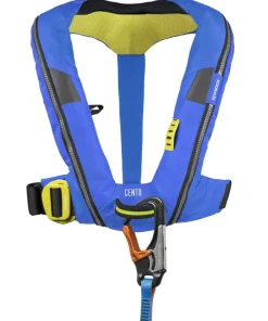 SPINLOCK Gilet gonflable Deckvest CENTO Junior 150 N Automatique Bleu pacifique