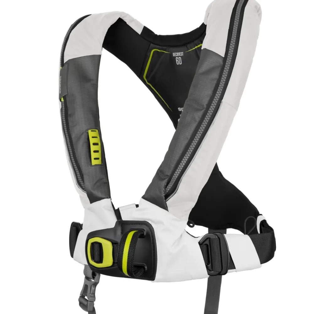 SPINLOCK Gilet gonflable 6D Deckvest 170 N Automatique Blanc Tropic + Harnais