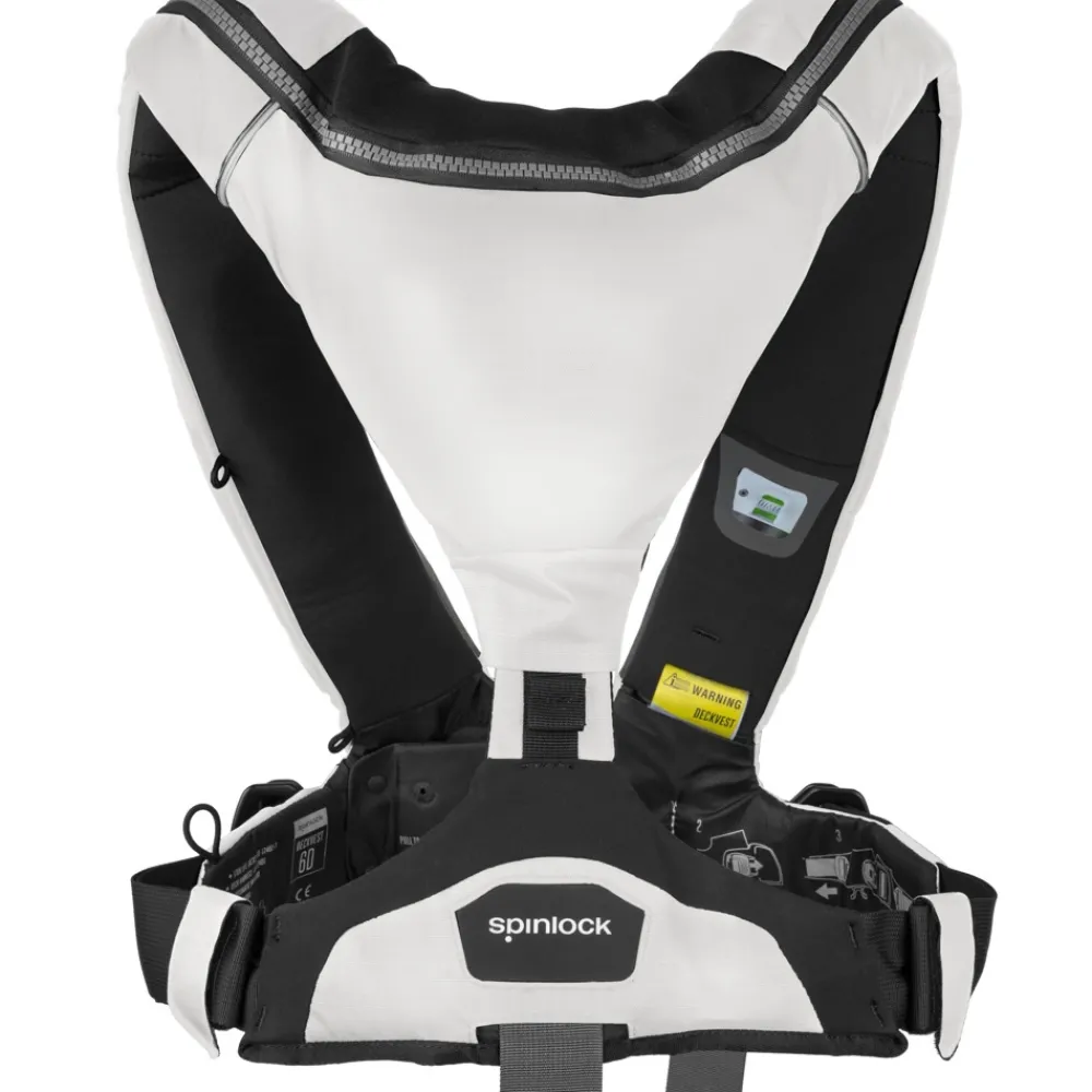 SPINLOCK Gilet gonflable 6D Deckvest 170 N Automatique Blanc Tropic + Harnais
