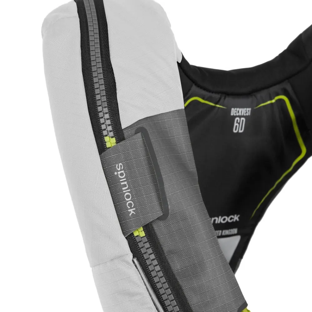 SPINLOCK Gilet gonflable 6D Deckvest 170 N Automatique Blanc Tropic + Harnais