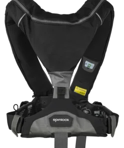 SPINLOCK Gilet gonflable 6D Deckvest 170 N Automatique Noir + Harnais
