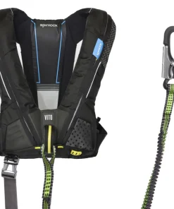 SPINLOCK Gilet gonflable Vito hydrostatique Hammar 275N Noir| Gilet De Sauvetage