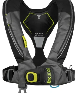 SPINLOCK Gilet gonflable 6D Deckvest 275 N Automatique Noir + Harnais