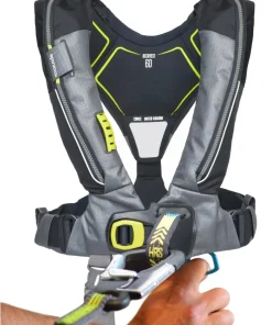 SPINLOCK Gilet gonflable 6D Deckvest 275 N Automatique Noir + Harnais