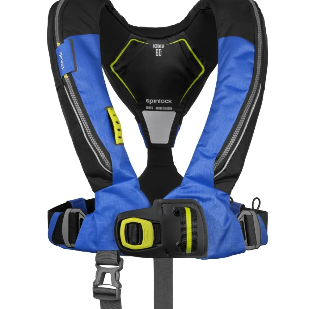 SPINLOCK Gilet gonflable 6D Deckvest 170 N Automatique Bleu Pacific