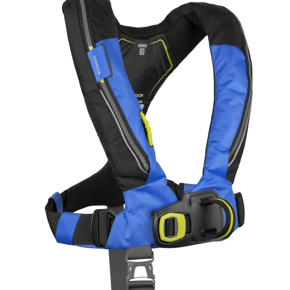 SPINLOCK Gilet gonflable 6D Deckvest 170 N Automatique Bleu Pacific