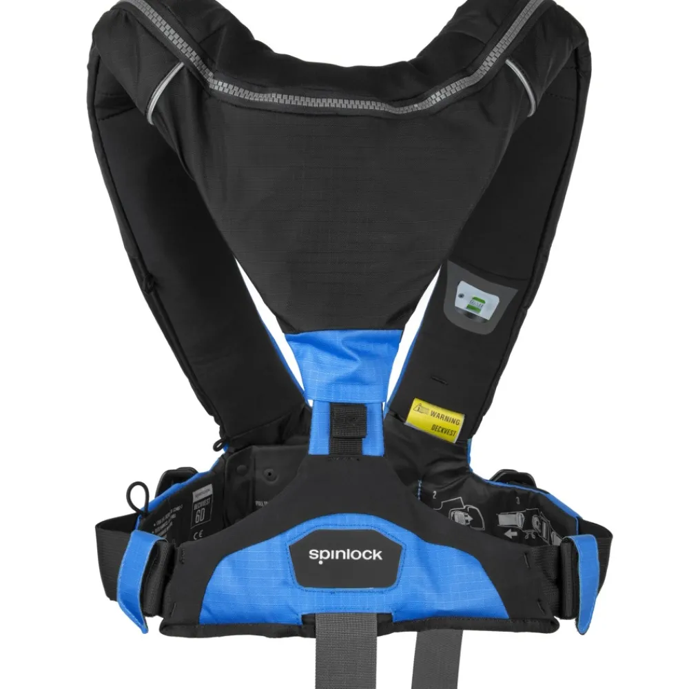 SPINLOCK Gilet gonflable 6D Deckvest 170 N Automatique Bleu Pacific