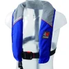 4WATER Gilet gonflable Skipper 150N manuel bleu| Gilet De Sauvetage