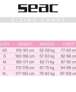 Femme SEAC SUB Gilet plongée Seac Femme - 2.5mm