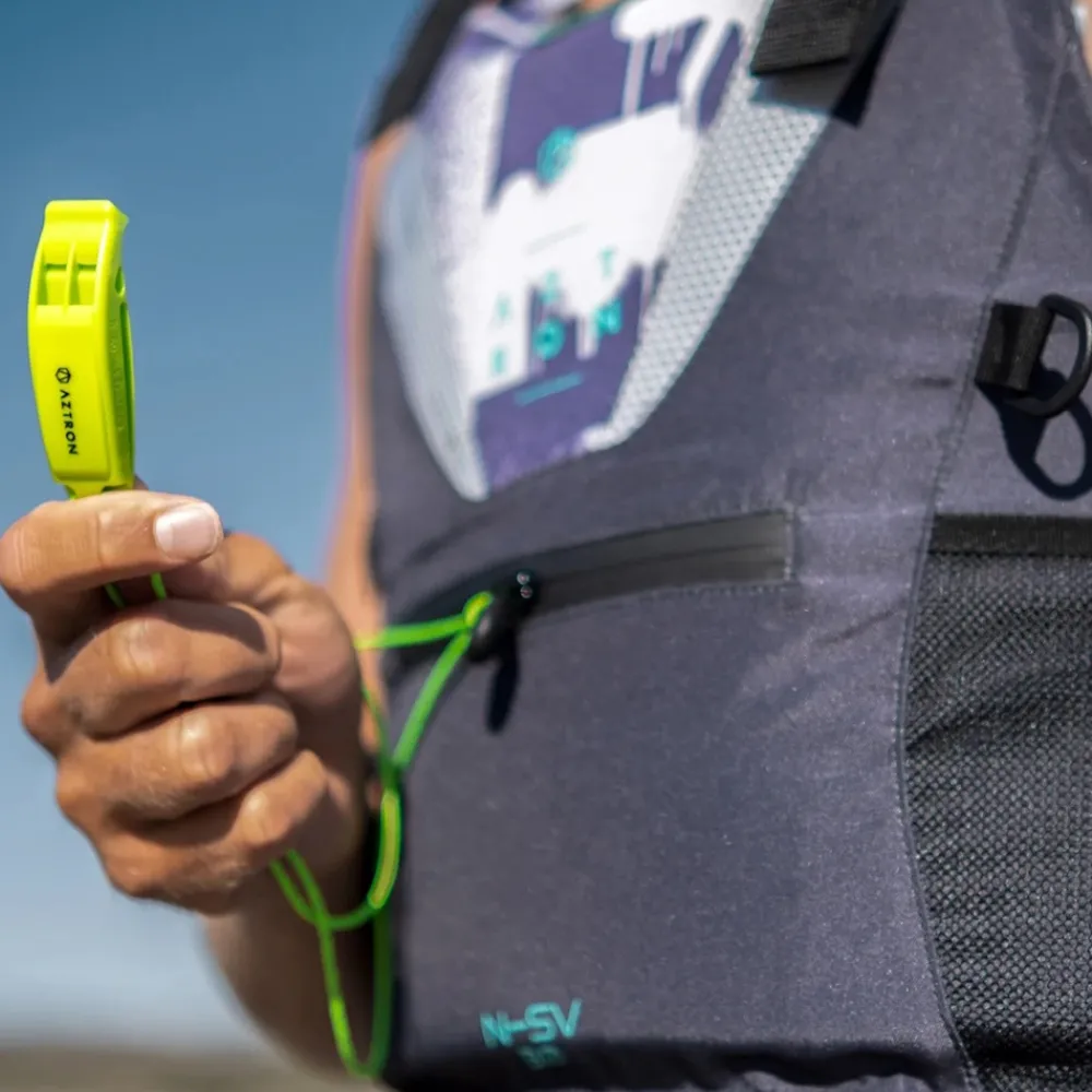 AZTRON Gilet Canoë-Kayak|Gilet Kayak^Gilet sauvetage kayak paddle N-SV 3.0 Homme 50N avec sifflet