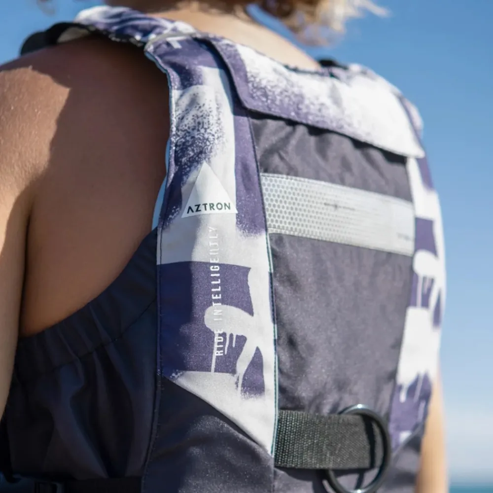 AZTRON Gilet Canoë-Kayak|Gilet Kayak^Gilet sauvetage kayak paddle N-SV 3.0 Homme 50N avec sifflet