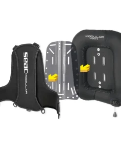 SEAC SUB Voyages|Flottabilité Dorsale^Gilet Stabilisateur Modular Max Noir