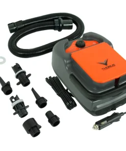 THORUS Gonfleur|Accessoires Et Pièces Détachées^Gonfleur électrique Booster 9 batterie intégrée et Prise allume cigare 12V 16PSI/1.1 Bar