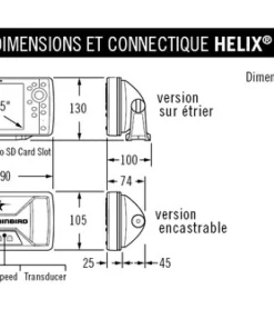 HUMMINBIRD GPS Marin HELIX 5 G2 CP