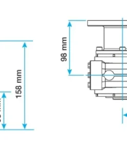 LEWMAR Guindeaux^Guindeau électrique vertical CPX1