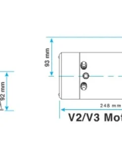LEWMAR Guindeaux^Guindeau Vertical V3 24V - 1000W avec poupée