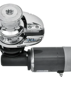 LOFRANS Guindeaux^Guindeau vertical X1  bronze chromé - 700W - 12V - Barbotin 8mm - Avec poupée