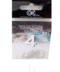 C&C FISHING Hameçon Simple Yamame Nickel