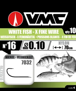 VMC Hameçons montés 7032 Poisson Blanc